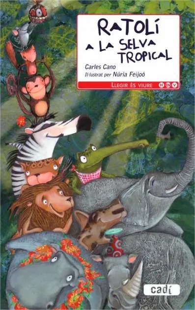 Ratón en la selva tropical.